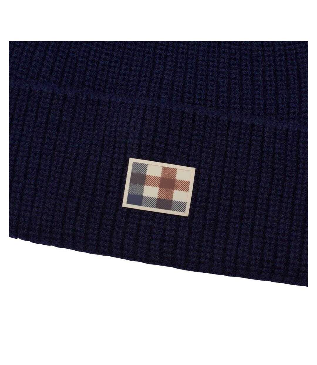 Unisex Adult Active Wool Blend Beanie Navy Blue Aquascutum-2