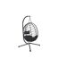Fauteuil Suspendu Zadar 109cm Noir-5