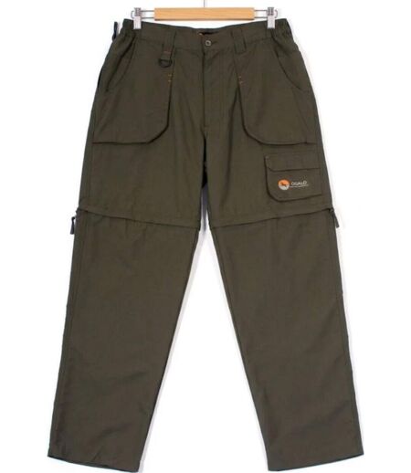 OGALO SE9011 — Pantalon de randonnée taupe : le 2-en-1 modulable