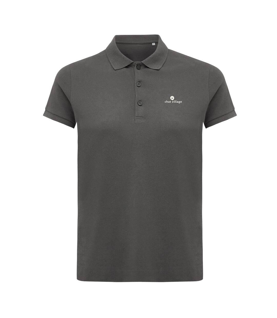 Womens/ladies yosemite pique polo shirt anthracite Iqoniq-1