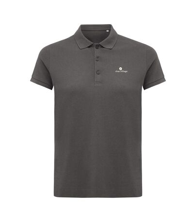 Womens/ladies yosemite pique polo shirt anthracite Iqoniq