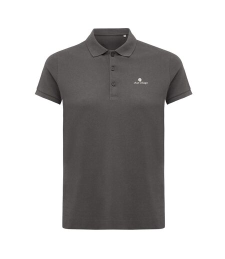 Womens/ladies yosemite pique polo shirt anthracite Iqoniq