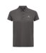Womens/ladies yosemite pique polo shirt anthracite Iqoniq-1