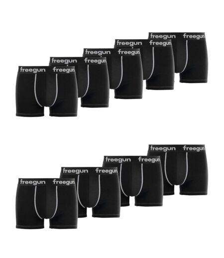 Lot de 9 Boxers homme en coton Freegun