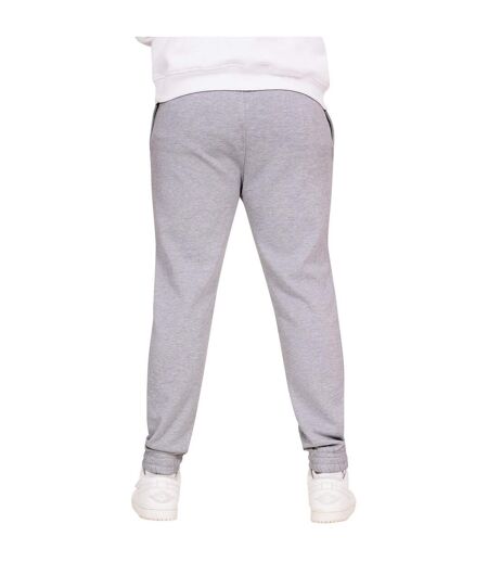 Unisex adult blended core ringspun cotton tall jogging bottoms heather grey Casual Classics