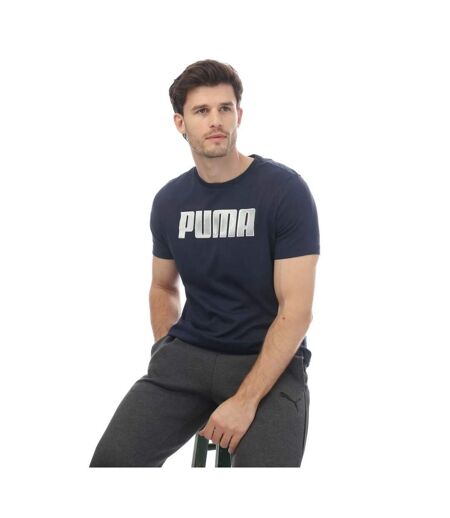 T-shirt sportstyle homme bleu marine Puma