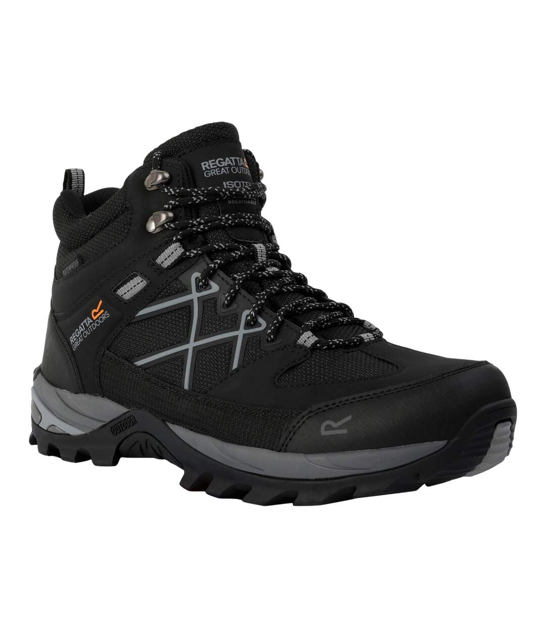 Mens Samaris Iii Walking Boots Black Graphite Black Regatta-1