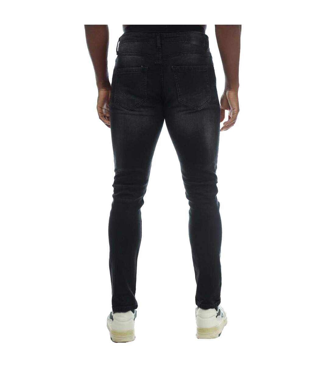 Jean Overbug Homme Noir Duck And Cover-2