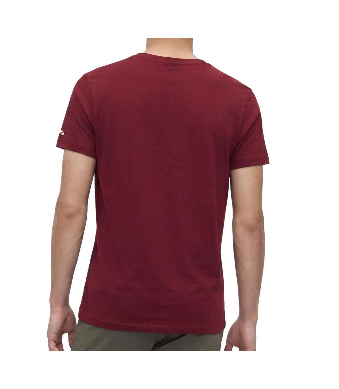 T-Shirt bordeaux homme pepe jeans originalss-2