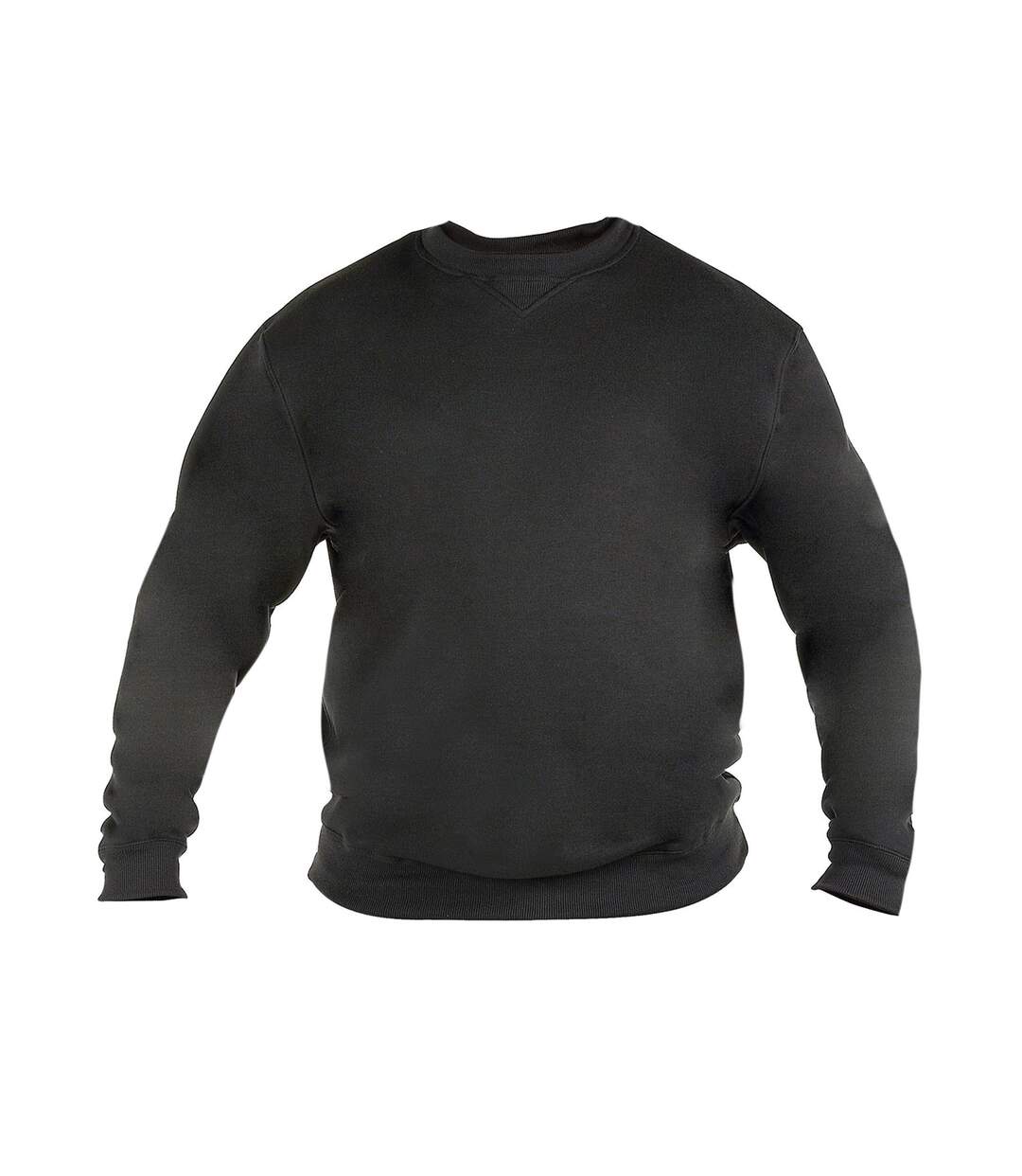 Duke Rockford - Pull col ras-du-cou grande taille - Homme (Noir) - UTDC105