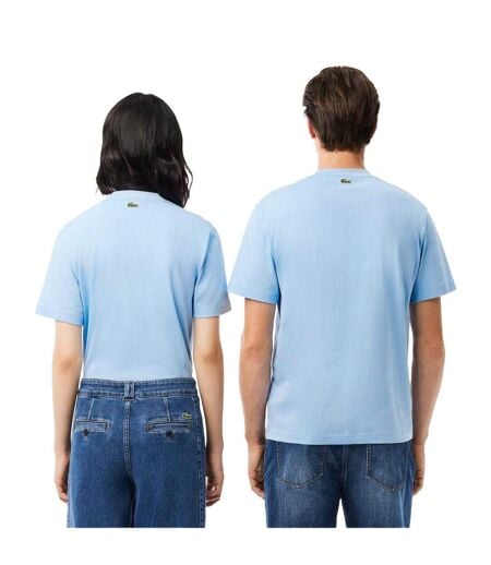 T-shirt Style Signature Imprimée Adulte Rouge Bordeaux Lacoste
