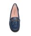 Mocassins de selle femme bleu marine Boulevard-2