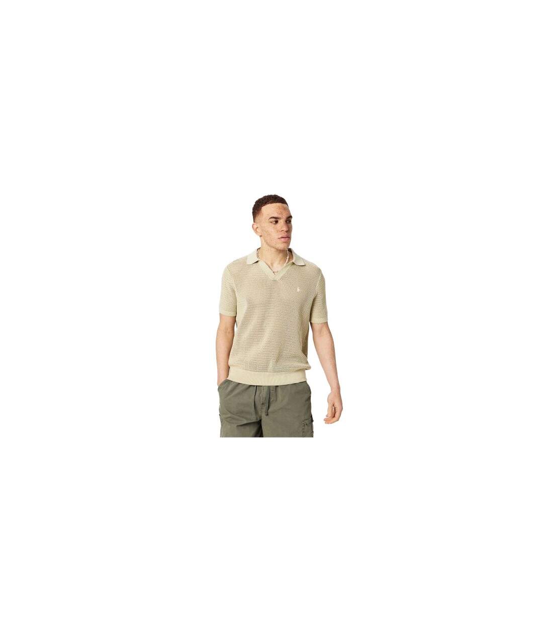 Polo Homme Vert Pâle Jack Wills-1
