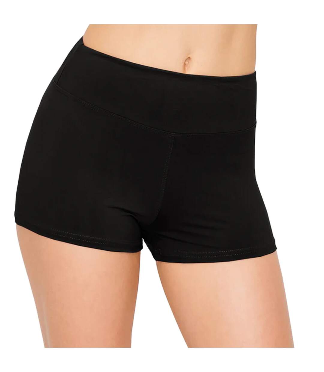 Short de danse femme noir Silky-1