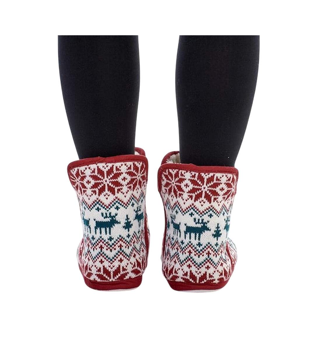 Chaussons Bottines Motif/style Festif Femme Multicolore Keanu-3