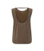 Débardeur marron femme only free life - l-3