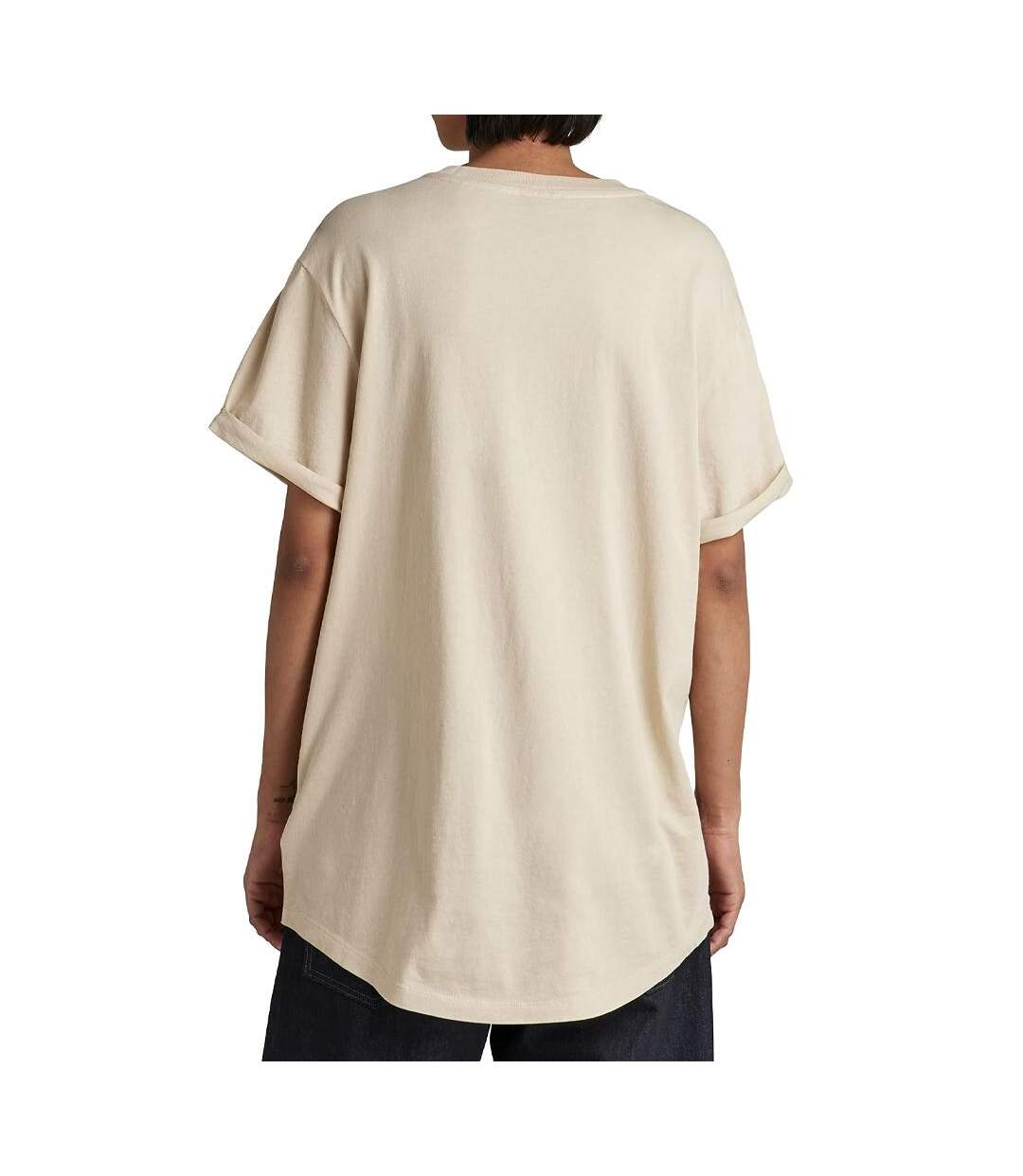 T-shirt beige femme g-star raw d16902-2