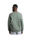 Mens carlise premium loopback crew neck sweatshirt army green Weird Fish-4