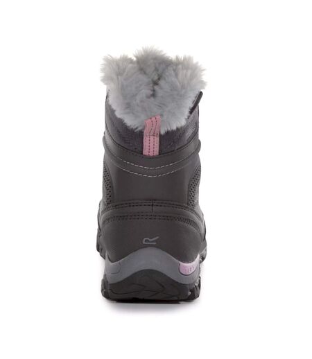 Childrens/kids Hawthorn Evo Walking Boots Granite Fragrant Lilac Regatta