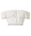 Womens/ladies Alba Bandeau Crop Top White Grace Jacob-1