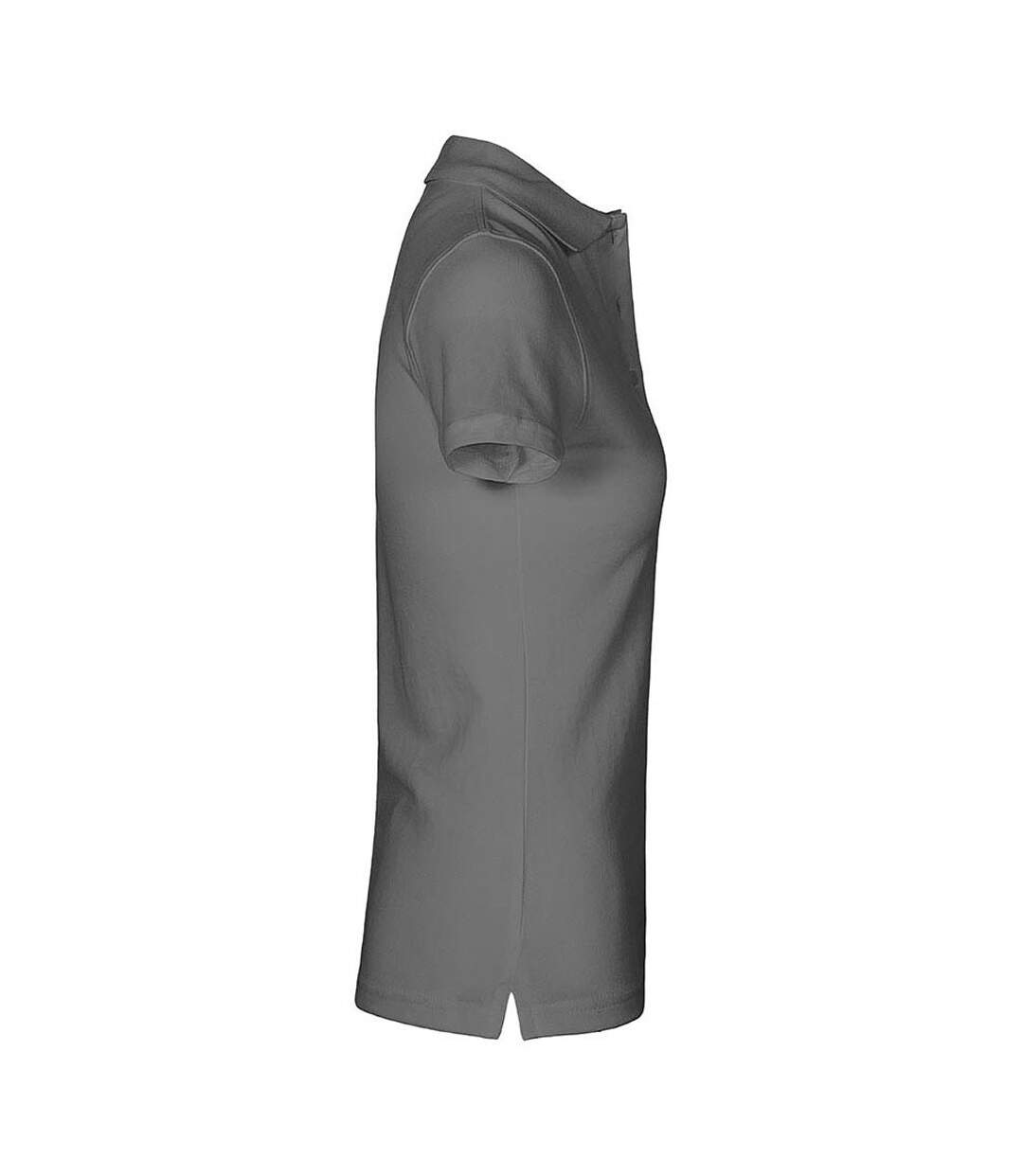 Polo Superior Femme Gris Acier Uni Promodoro-3