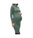 Robe de Grossesse Verte Femme Mamalicious Trinity - L