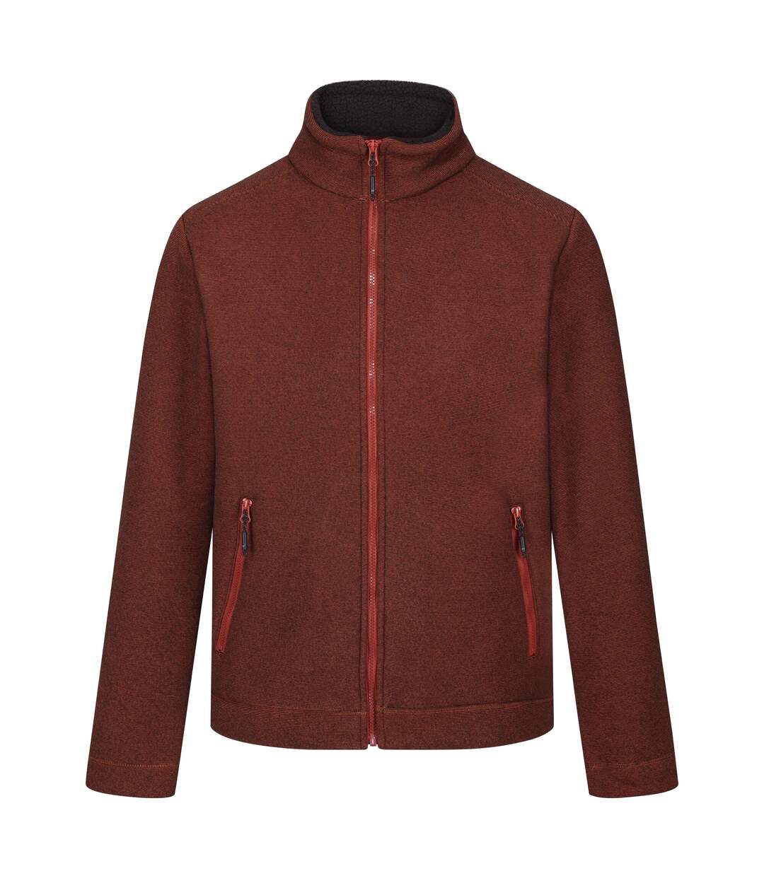 Mens Garrian Ii Full Zip Fleece Jacket Burnt Henna Regatta-1