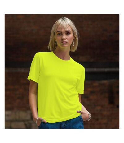 T-shirt Tri-blend Unisexe Jaune Fluo Awdis