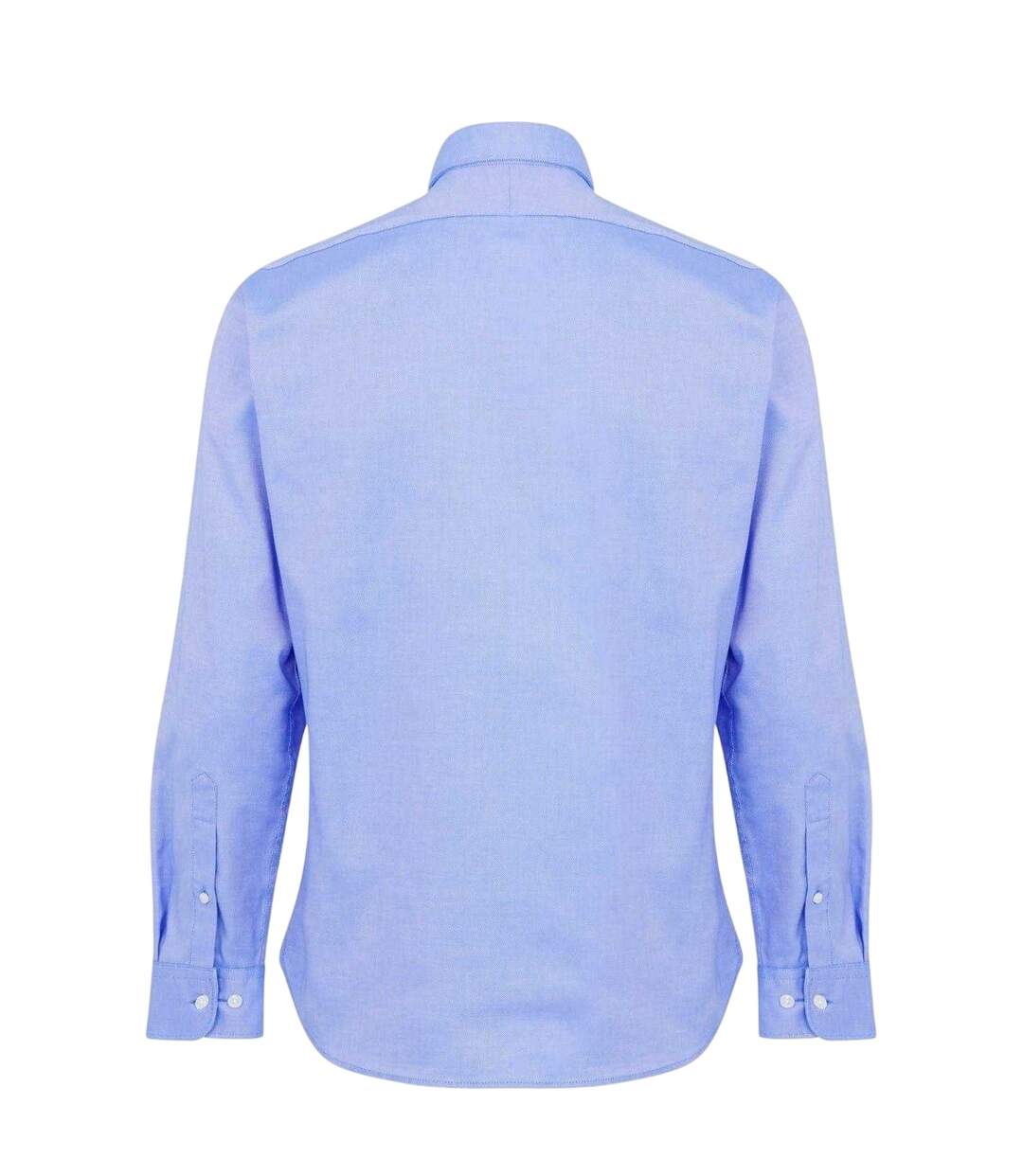 Mens Oxford Tailored Long-sleeved Button-down Shirt Blue Haines And Bonner-2