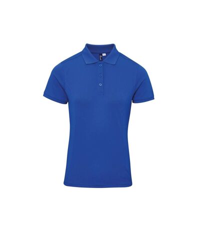 Premier Womens/Ladies Coolchecker Plus Polo Shirt (Royal Blue) - UTPC6467