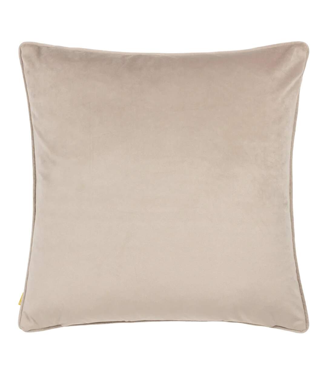 Nook velvet piped cushion cover 50cm x 50cm greige Furn