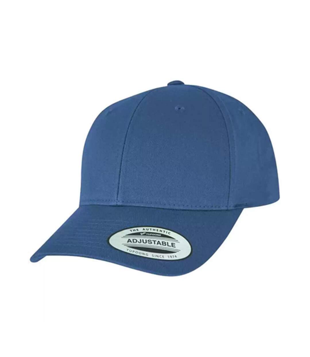 Casquette courbée classique adulte bleu clair Flexfit-1