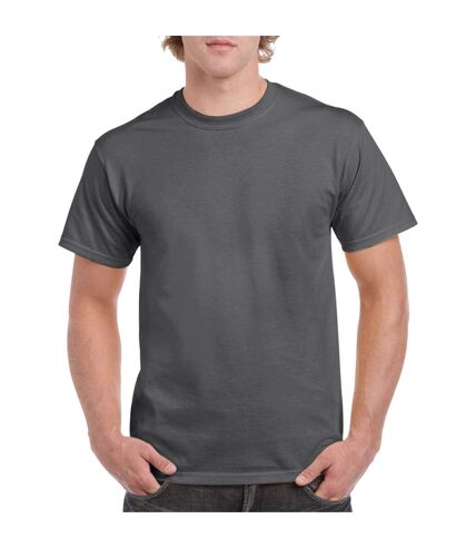 Gildan Adults Unisex Heavy Cotton T Shirt (Dark Heather) - UTRW7434