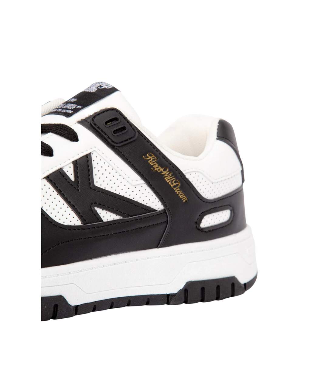 Mens Studio Kay Skater Trainers Black White Kings Will Dream-3