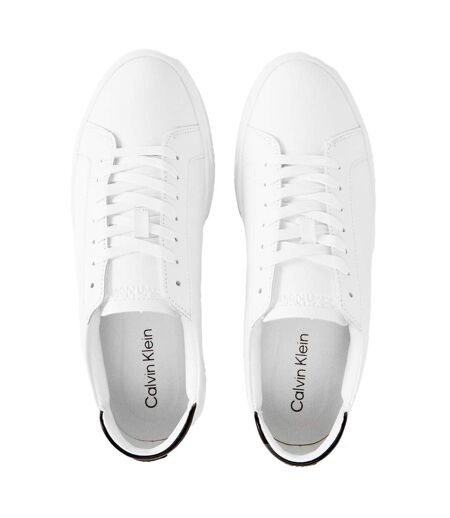 Tennis Motif/style Logo Basket Homme Blanc Noir Calvin Klein