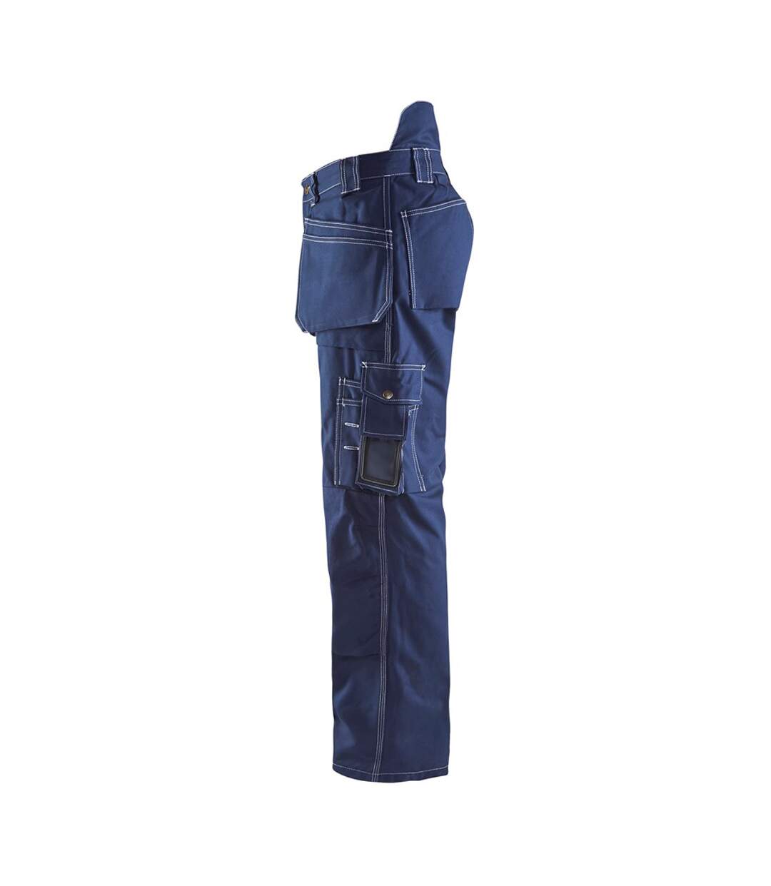 Pantalon  multipoches doublé hiver Blaklader 100% coton croisé-4