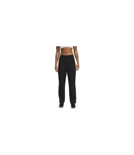 Womens/ladies Fashion Knitted High Waist Tracksuit Bottoms  Black Puma