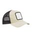Casquette Trucker Motif/style Écusson Adulte Beige Gris Gris Ombre Beechfield-1