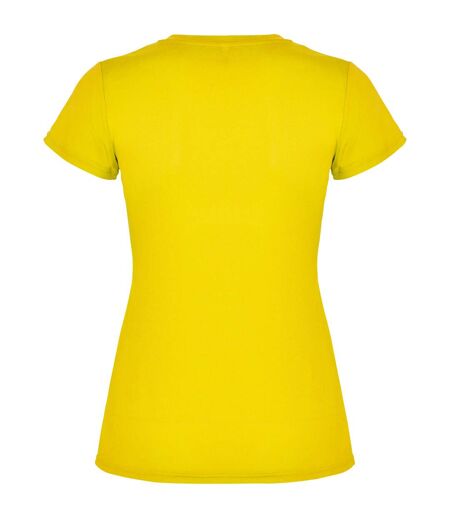 T-shirt Montecarlo Femme Jaune Roly Sport