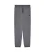 Mens Fleece Relaxed Fit Joggers Grey Melange Emporio Armani EA7-1