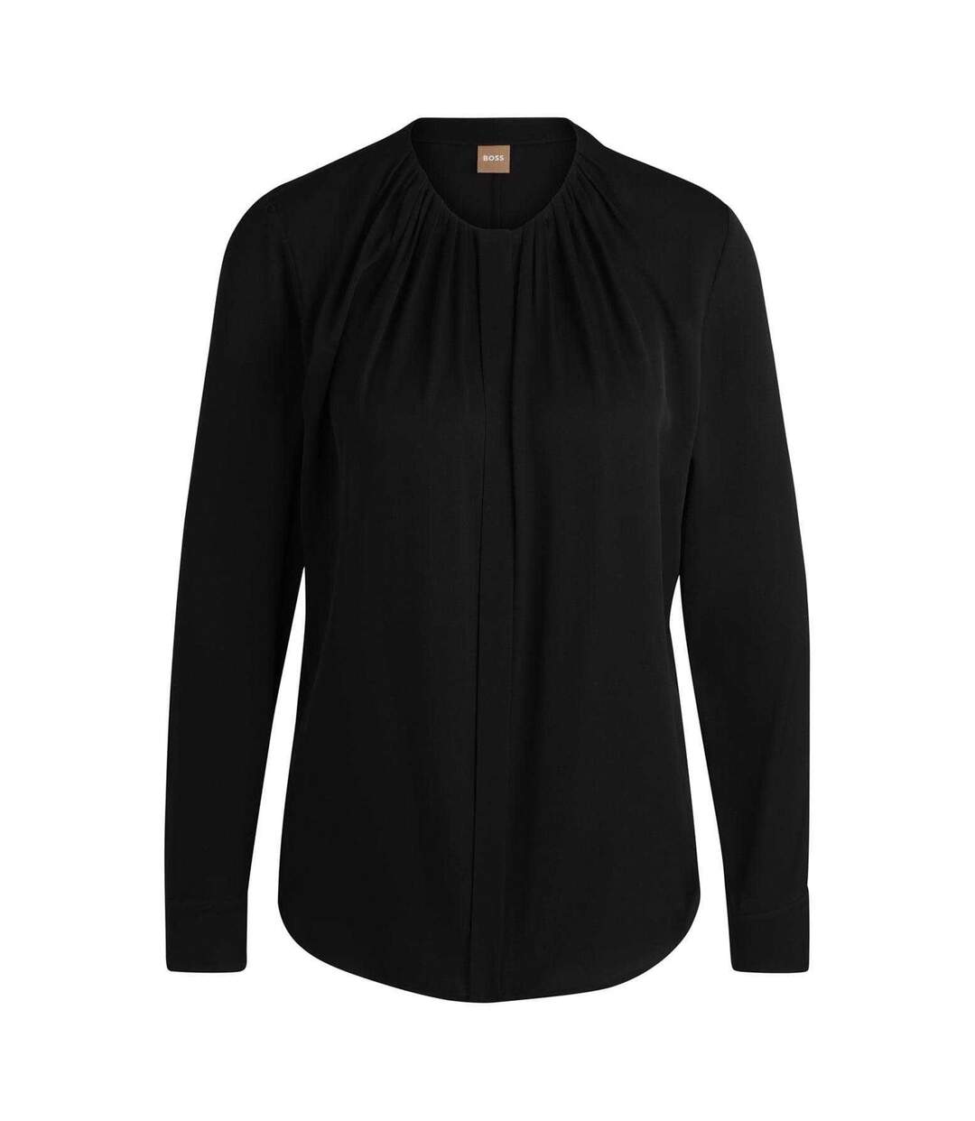 Blouse Manches Longues Femme Noir Boss-1