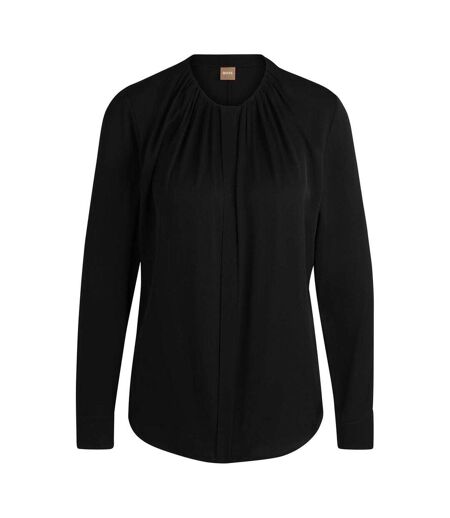 Blouse Manches Longues Femme Noir Boss