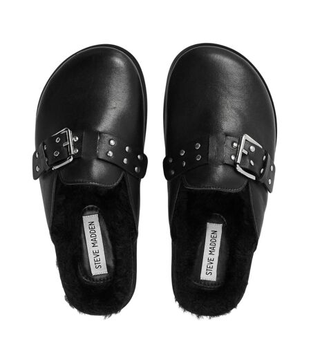 Sabots Evergreen Femme Noir Steve Madden