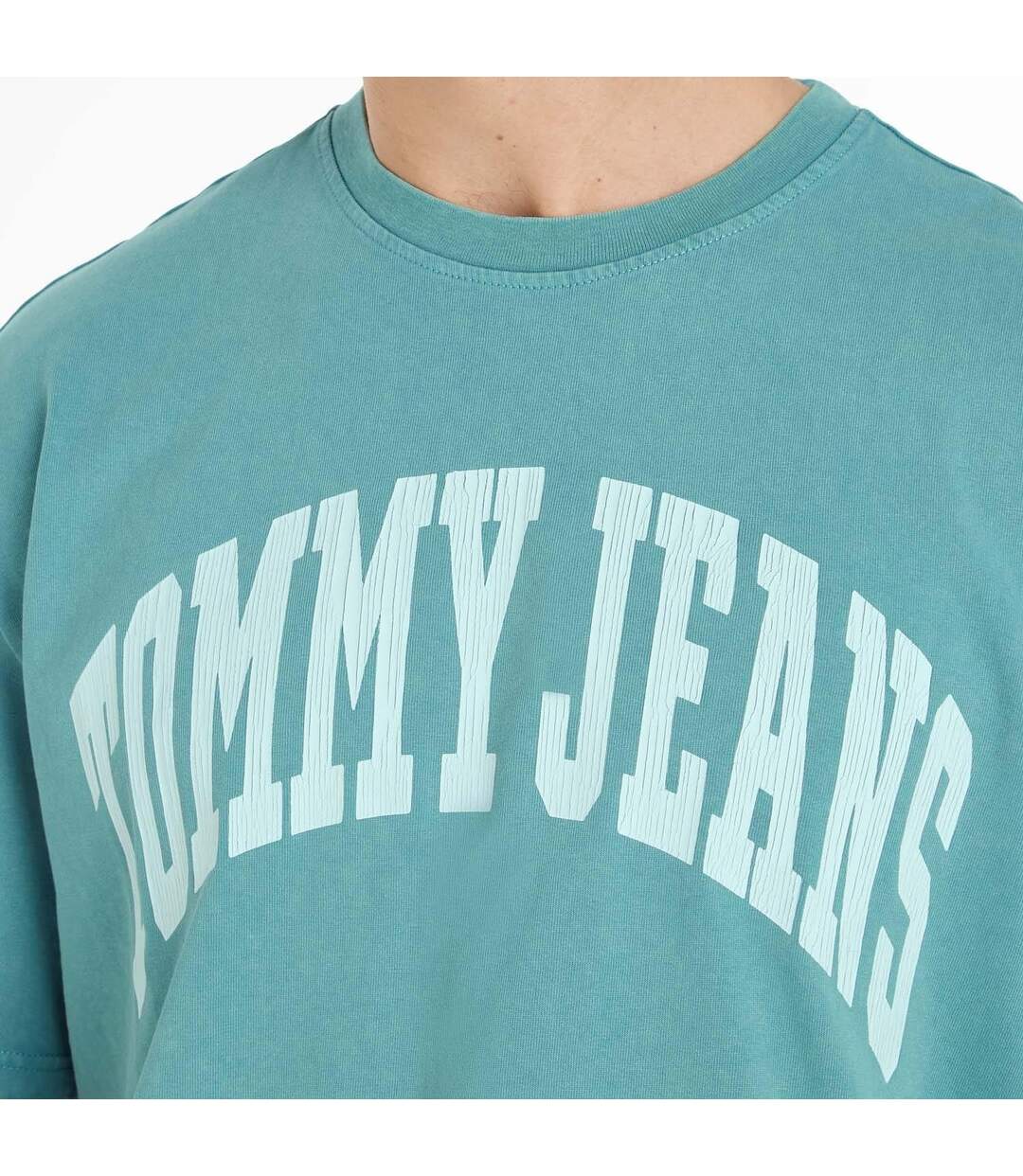 T-shirt Homme Bleu Tommy Hilfiger-3