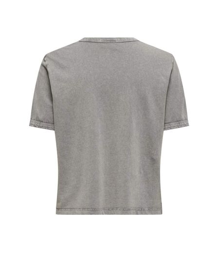 T-shirt gris femme jdy elina - s