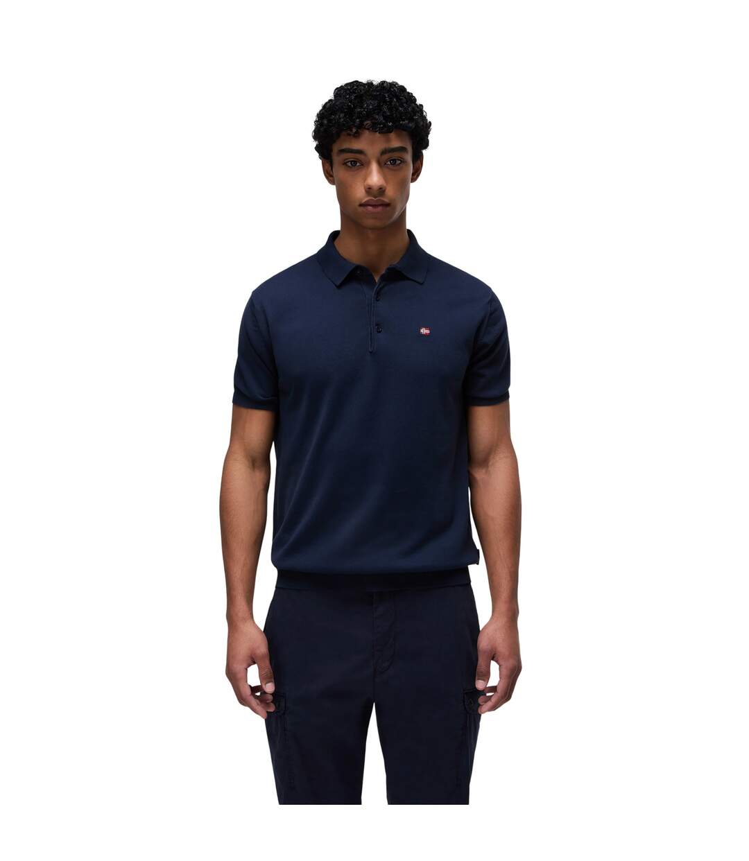Polo Homme Bleu De Suède Napapijri-4