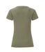 T-shirt Iconic Femme Olive Classique Fruit Of The Loom-2