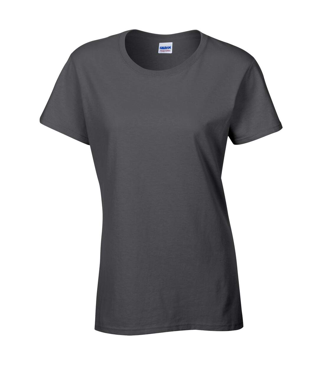 T-shirt femme gris foncé chiné Gildan