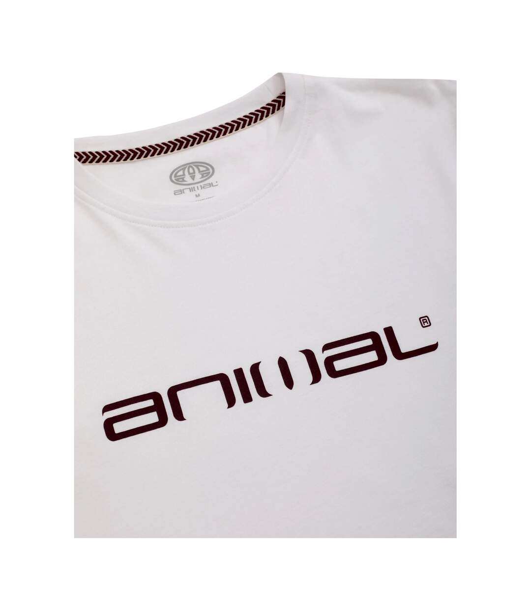 T-shirt classico homme blanc Animal Animal