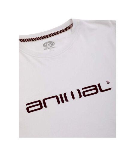 Animal Mens Classico Natural T-Shirt (White)